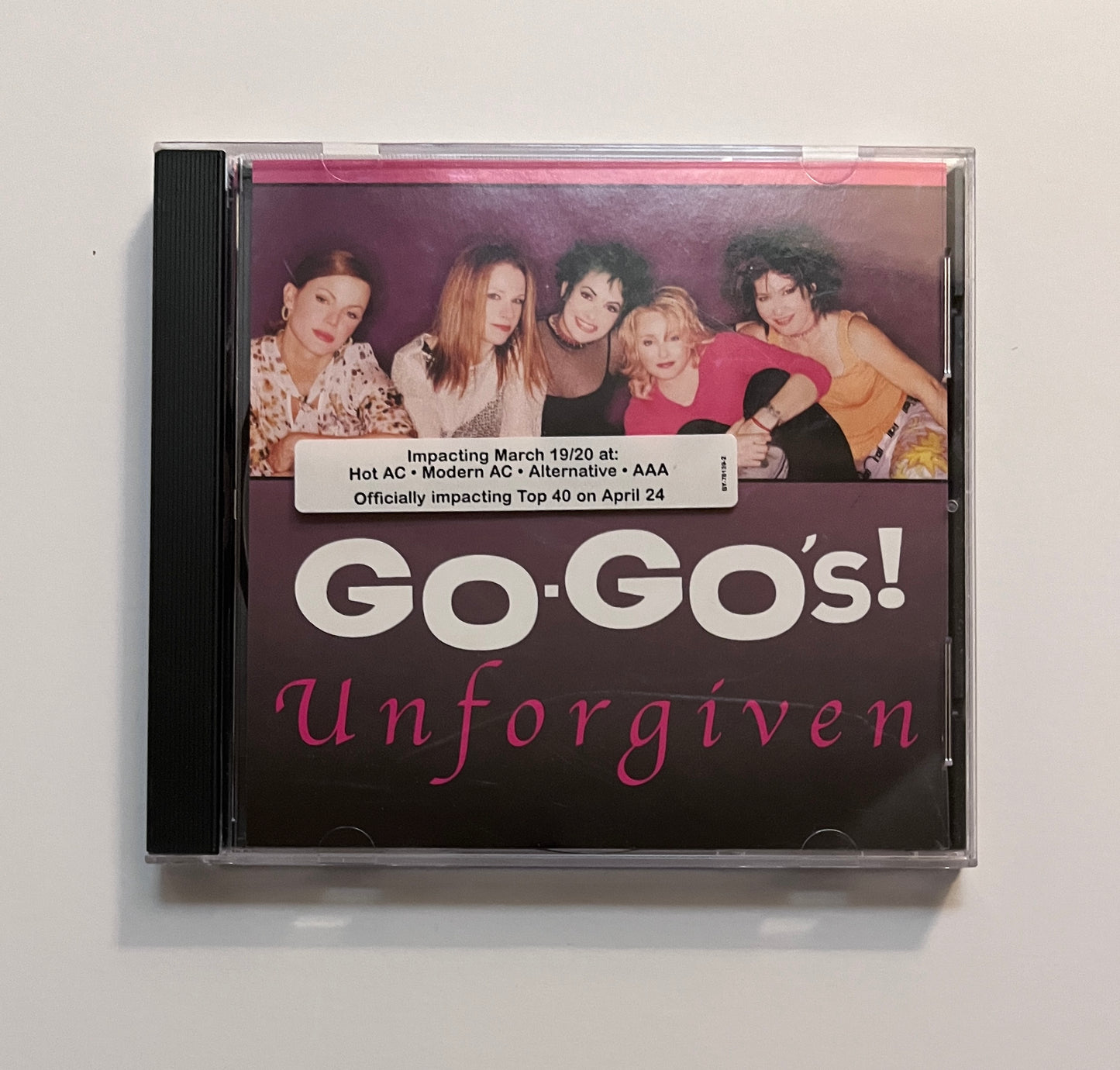 Promo CD of "Unforgiven" Single Featuring 3 Different Mixes