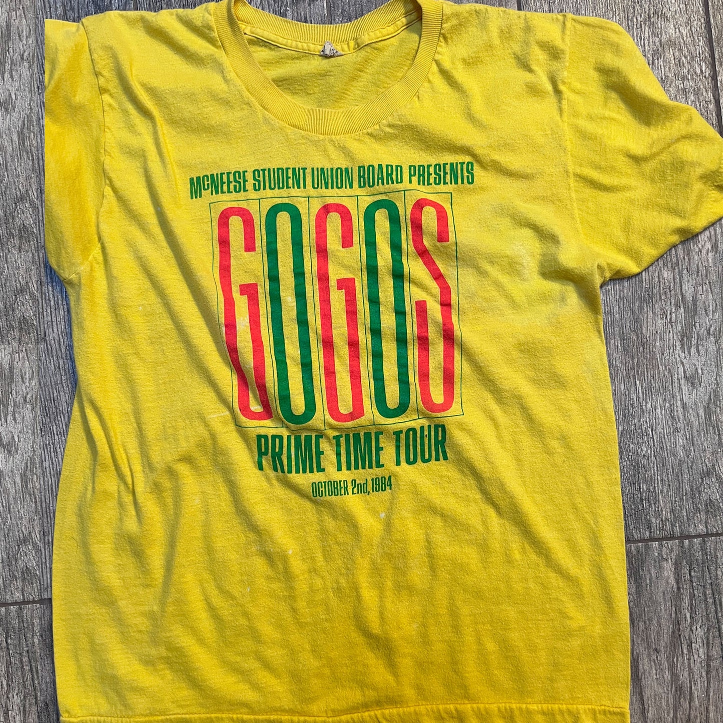 Vintage 1984 Tour Venue Go-Go's T Shirt / Size S