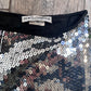 Dolce Gabbana Silver Sequined Pants/Slacks/Trousers Size 42