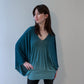 Young Fabulous and Broke Green Giant Sleeved Top - One Size