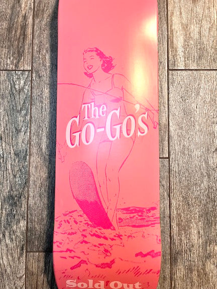 Go-Go's Skateboard Commemorating Sold Out Concert