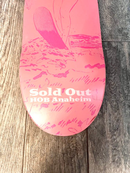 Go-Go's Skateboard Commemorating Sold Out Concert