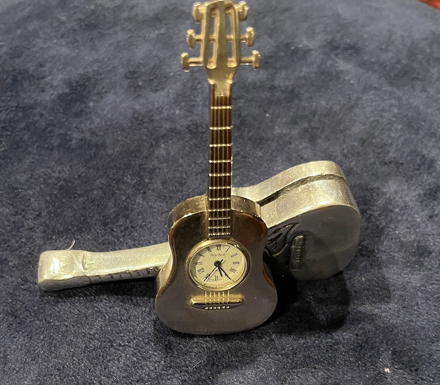 Little Silver Guitars - Clock and Photo Holder