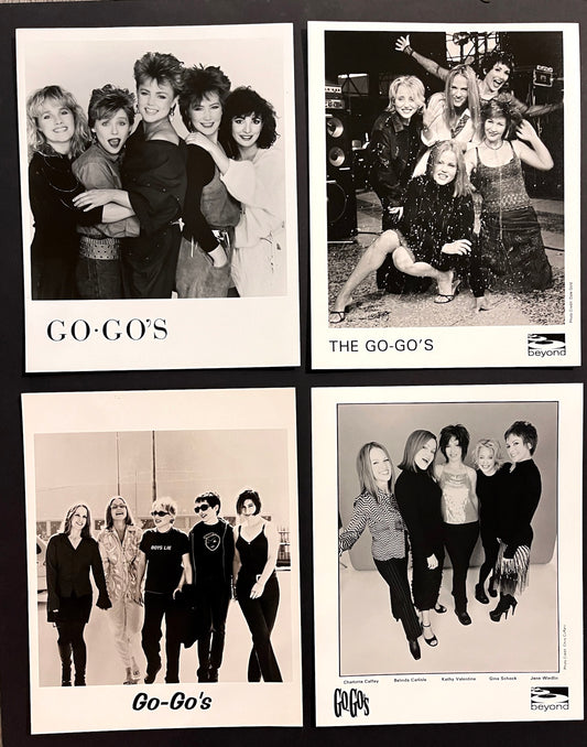 Set of 4 Official Go-Go's Publicity Shots