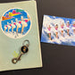 Last and Only Ones! Part 1 of Vacation World Tour Itinerary, Vintage Postcard and KEYRING