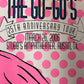 25th Anniversary Go-Go's Tour Poster, Stubbs Austin