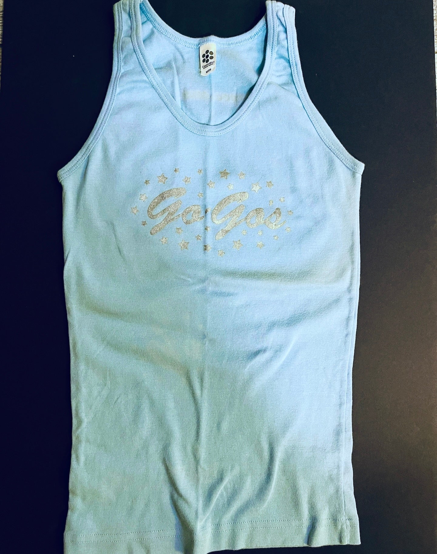 Go-Go's Blue Tank Worn on the Today Show 2011 / Size M-S