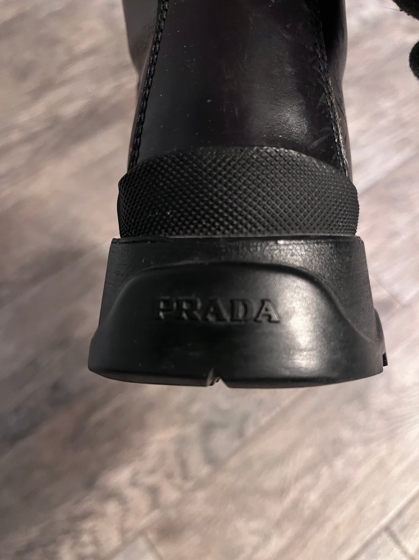 Prada Hiking/Combat Lace-Up Boots / Size 37