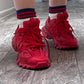 Red Chunky Sneakers / Size 37