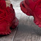 Red Chunky Sneakers / Size 37