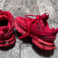 Red Chunky Sneakers / Size 37