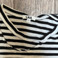 LNA Striped Cut-Out Destroyed Tee / Size L