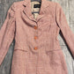 Georgio Armani Coral & Creme Blazer / Size 38
