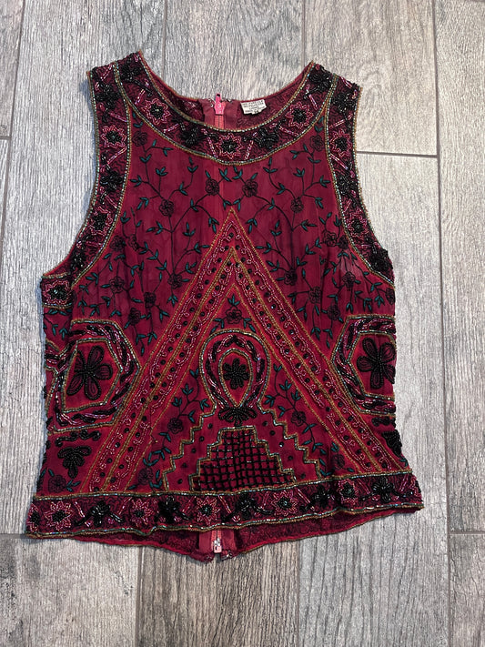 Beaded Design Indian Top / Size M