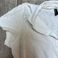Cynthia Rowley White Collar T Shirt / Size XL