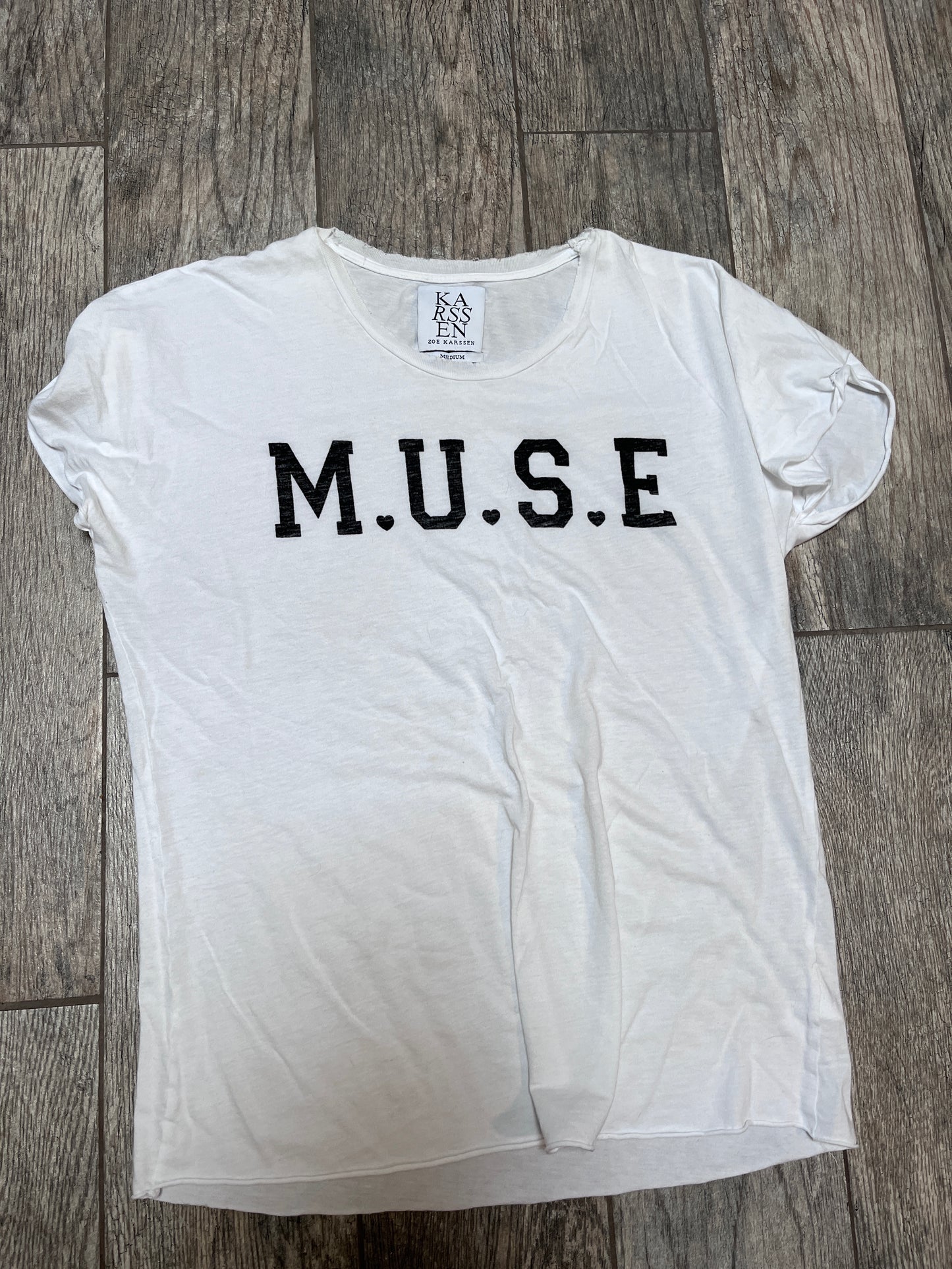 Zoe Karssen "Muse" T Shirt / Size M