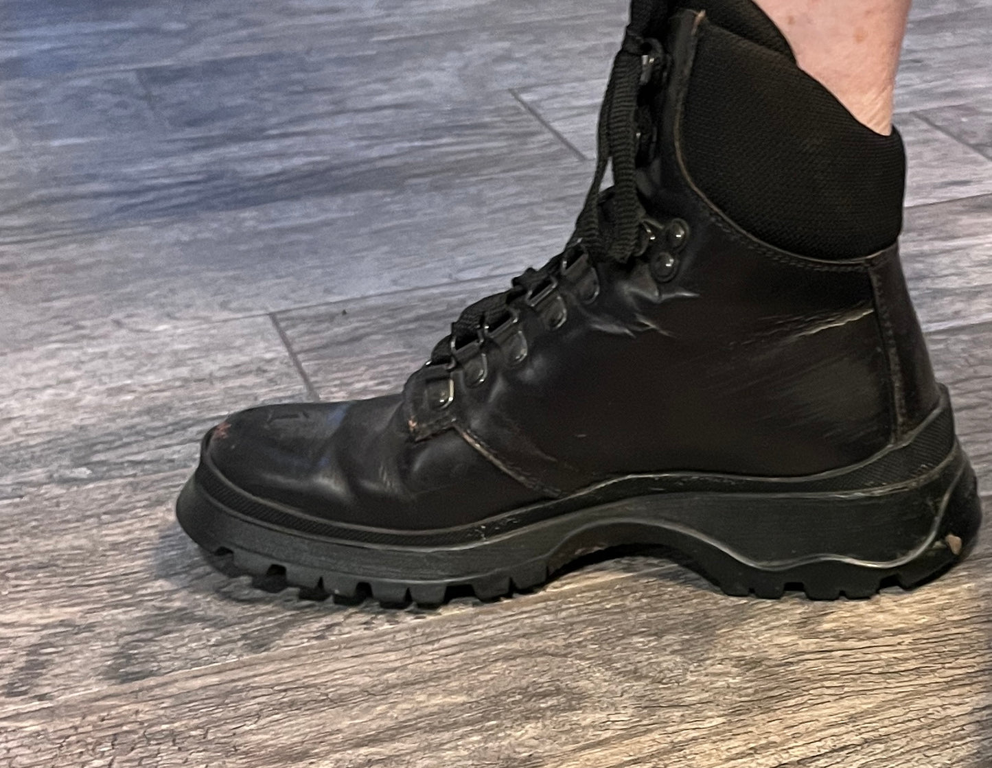 Prada Hiking/Combat Lace-Up Boots / Size 37