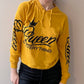 Yellow Gold Long Sleeve Queen of Everything Hoodie T-Shirt / Size L