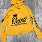 Yellow Gold Long Sleeve Queen of Everything Hoodie T-Shirt / Size L