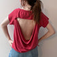 Chaser Red Fuzzy Sweater Tee / Size L