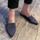 Pedro Garcia Flat Slides. Navy / Size 37