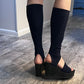 Right Bank Shoe Co-Spain- Sock n Wedges in One! / Size 7