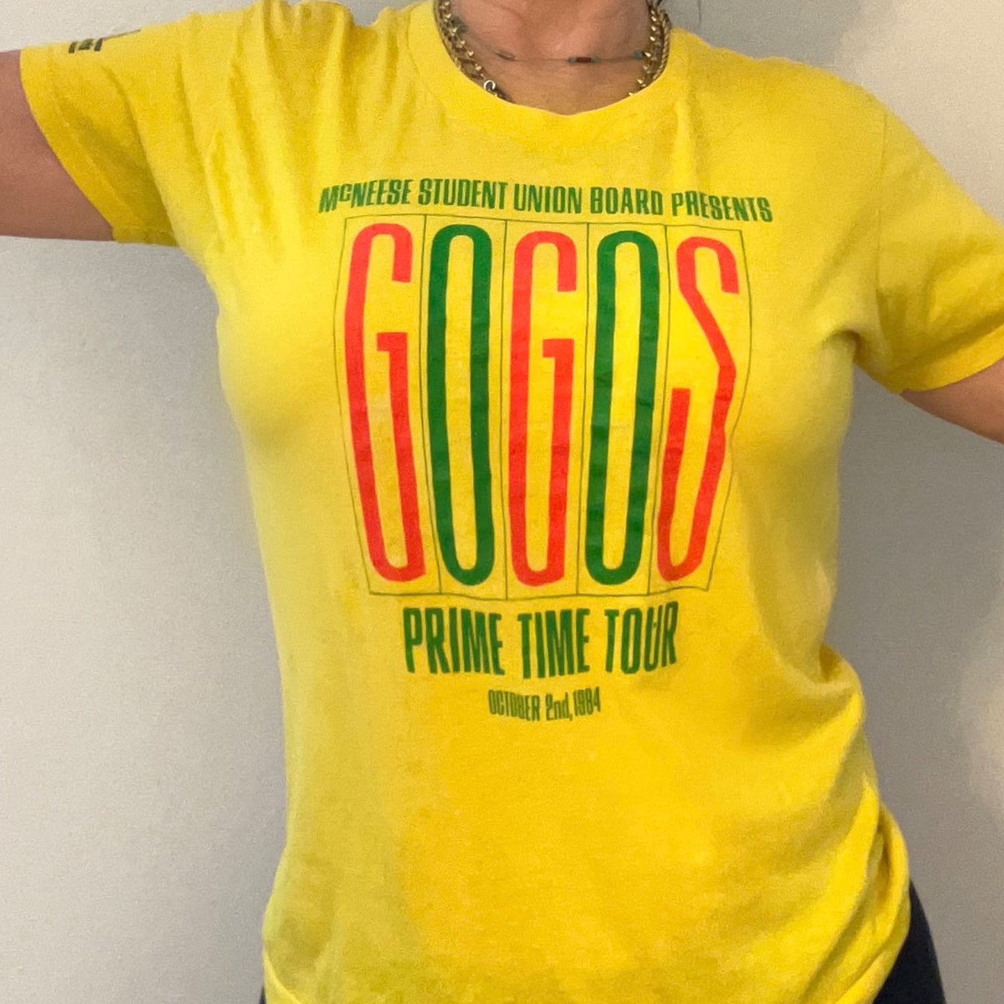 Vintage 1984 Tour Venue Go-Go's T Shirt / Size S