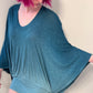 Young Fabulous and Broke Green Giant Sleeved Top - One Size